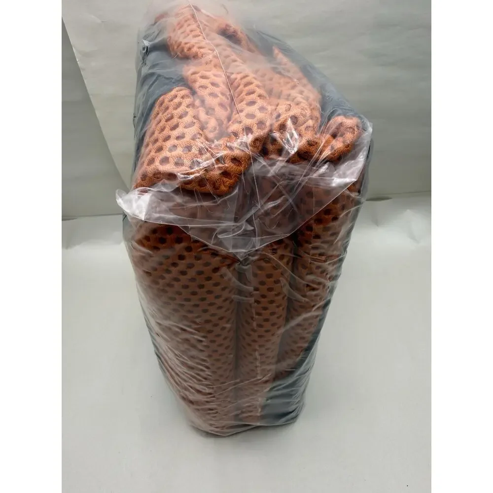 Golf Cart Seat Cover Fit For Club Car DS 2000-Up Front Seat Cushion Black/Orange